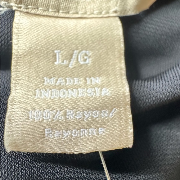 Banana Republic Black Faux Wrap Dress Size Large NWT Brand New - Picture 6 of 7